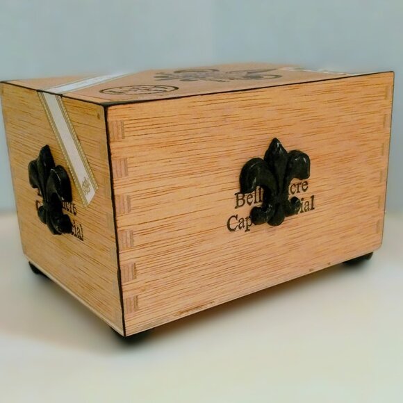Suenos de Saundra Upcycled, RARE TATUAJE Cigar Box, Decor/ Storage - Picture 5 of 11